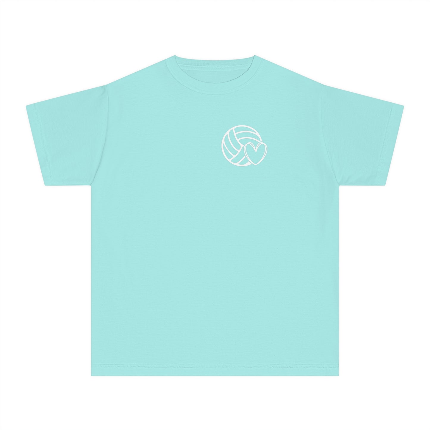 Fun Youth Volleyball Comfort Colors Tee