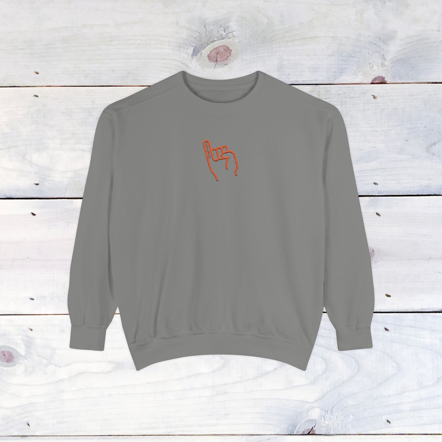 JFND Stingers Up Embroidery Unisex Comfort Colors Sweater