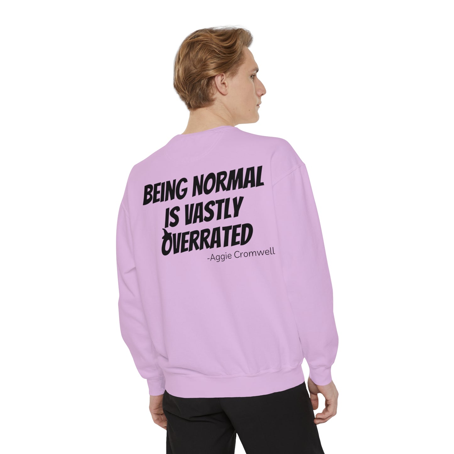 Skull Front, Vastly Overrated Back - Comfort Colors Pullover - Multi Color Options