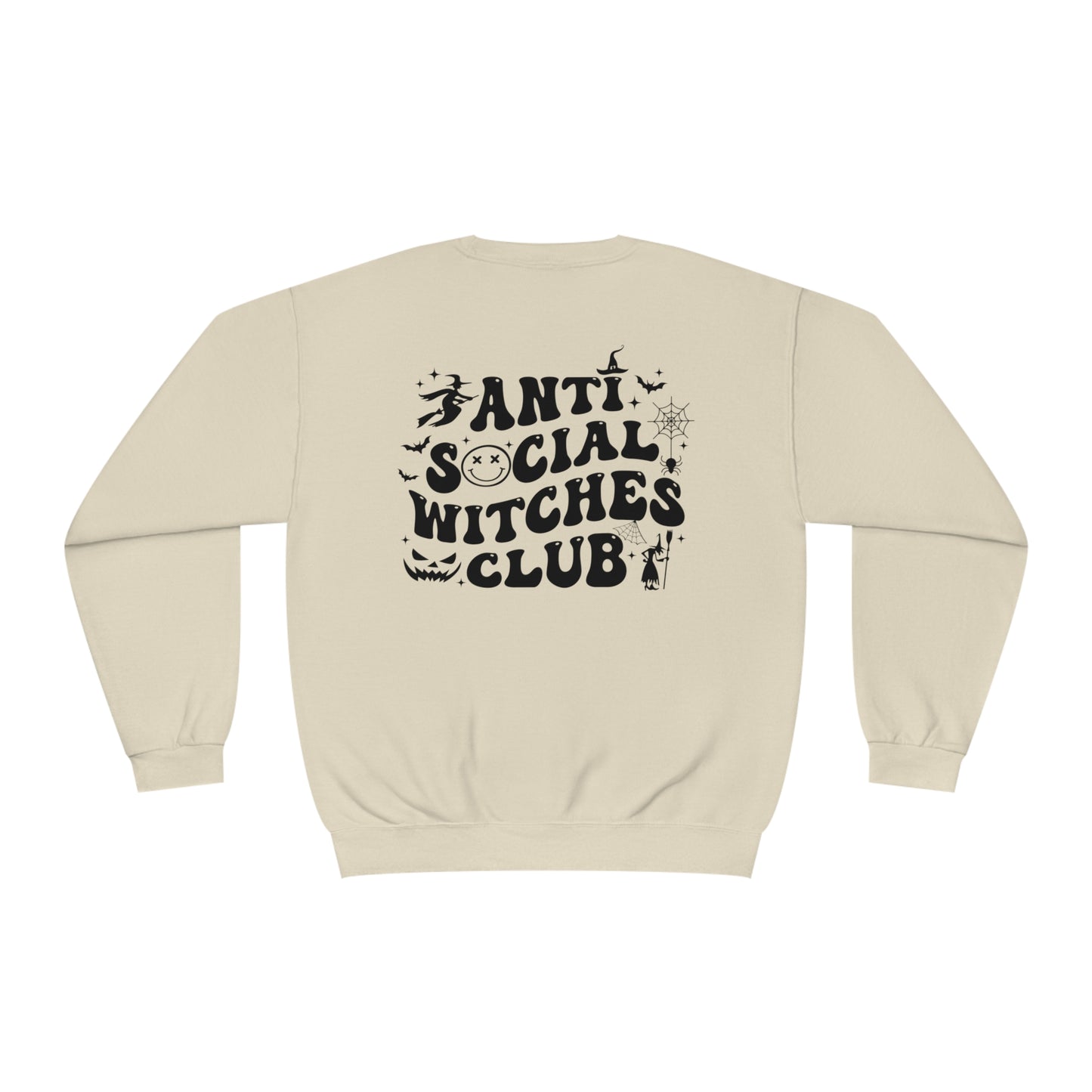 Anti Social Witches Club - Black Text