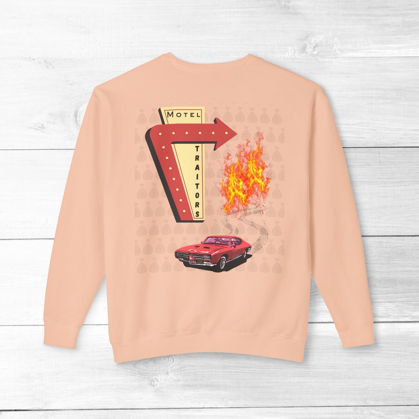 Motel Traitors, Getaway Car - Comfort Colors Sweater