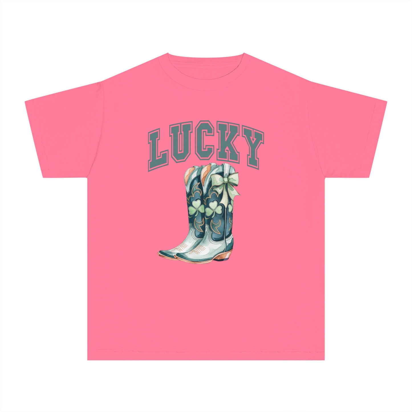 Lucky Girl Youth Comfort Colors Tee