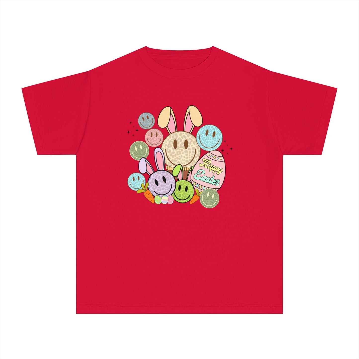 Funky Easter Youth Comfort Colors Tee