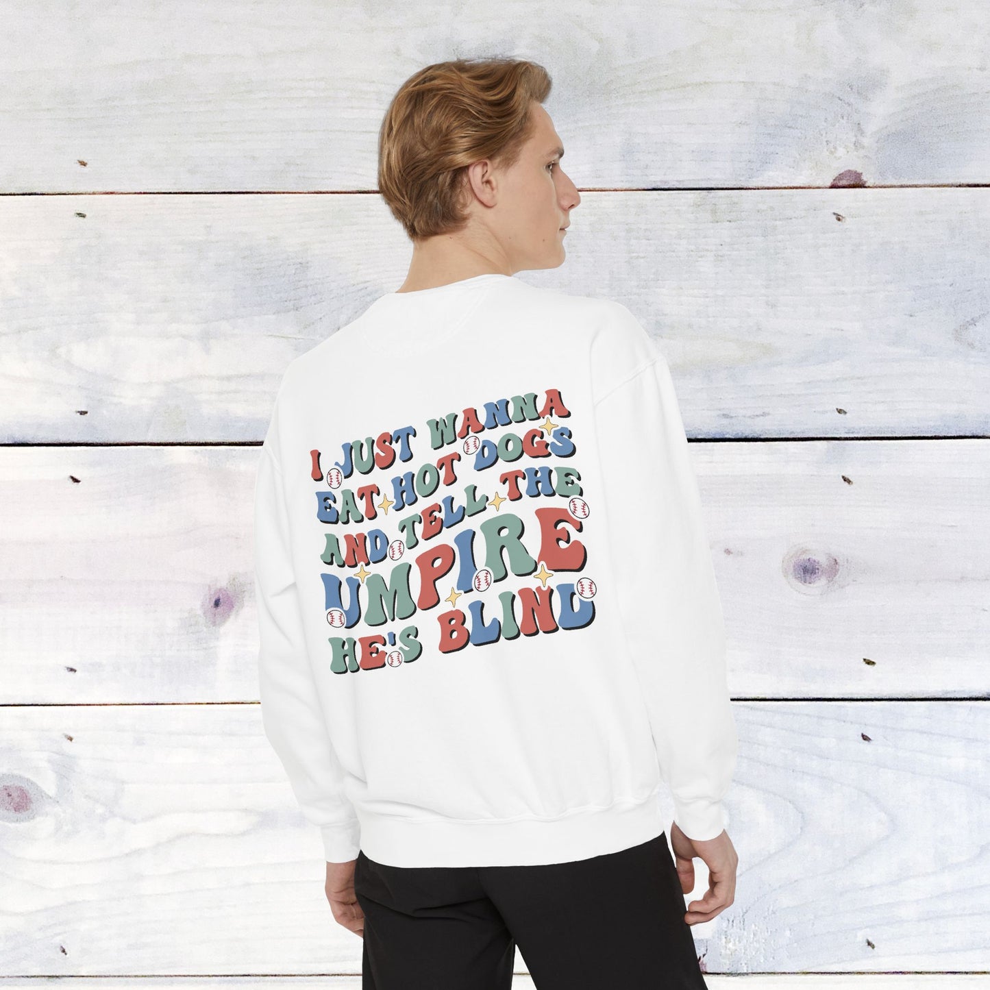 Baseball Mom Comfort Color Sweatshirt
