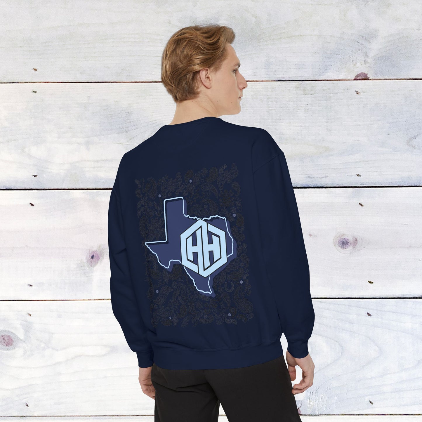 SPHE Deep in the Heart Back Comfort Colors Sweater