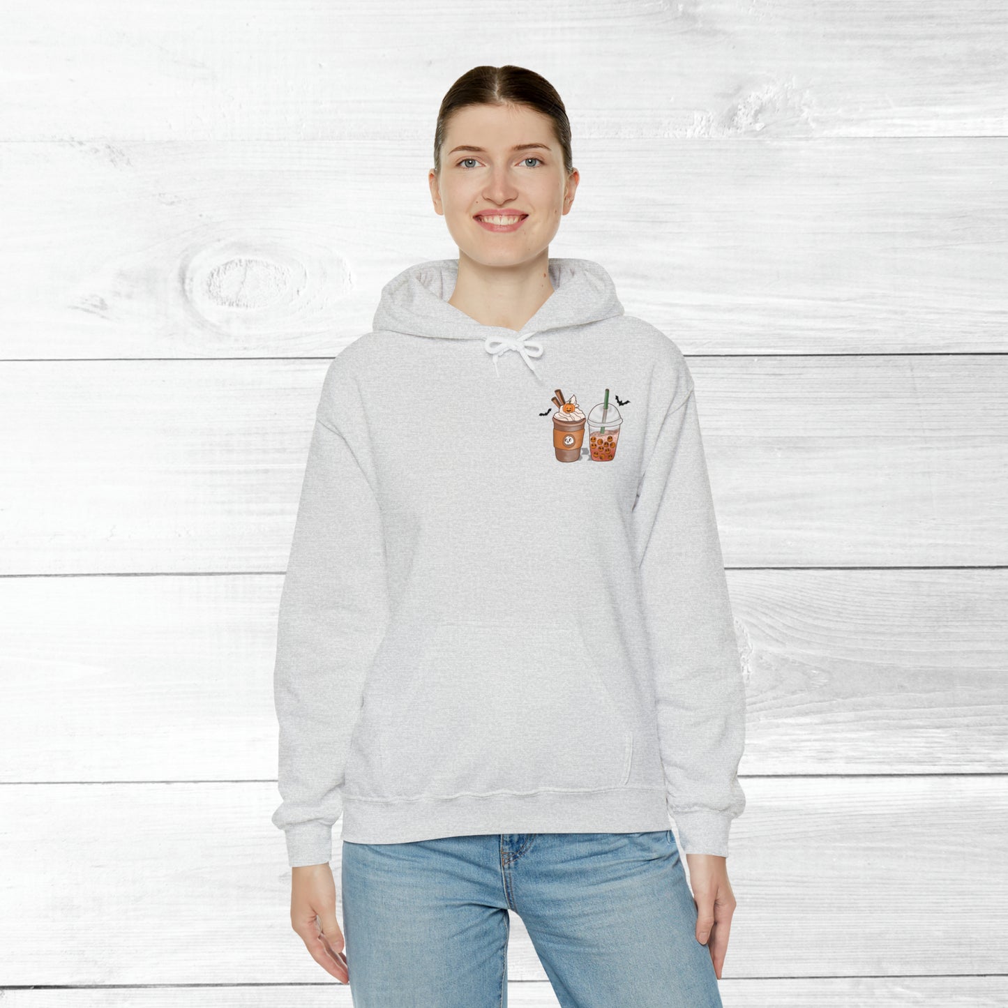 Halloween Coffee Hoodie - Hocus Pocus I need Coffee to Focus Back