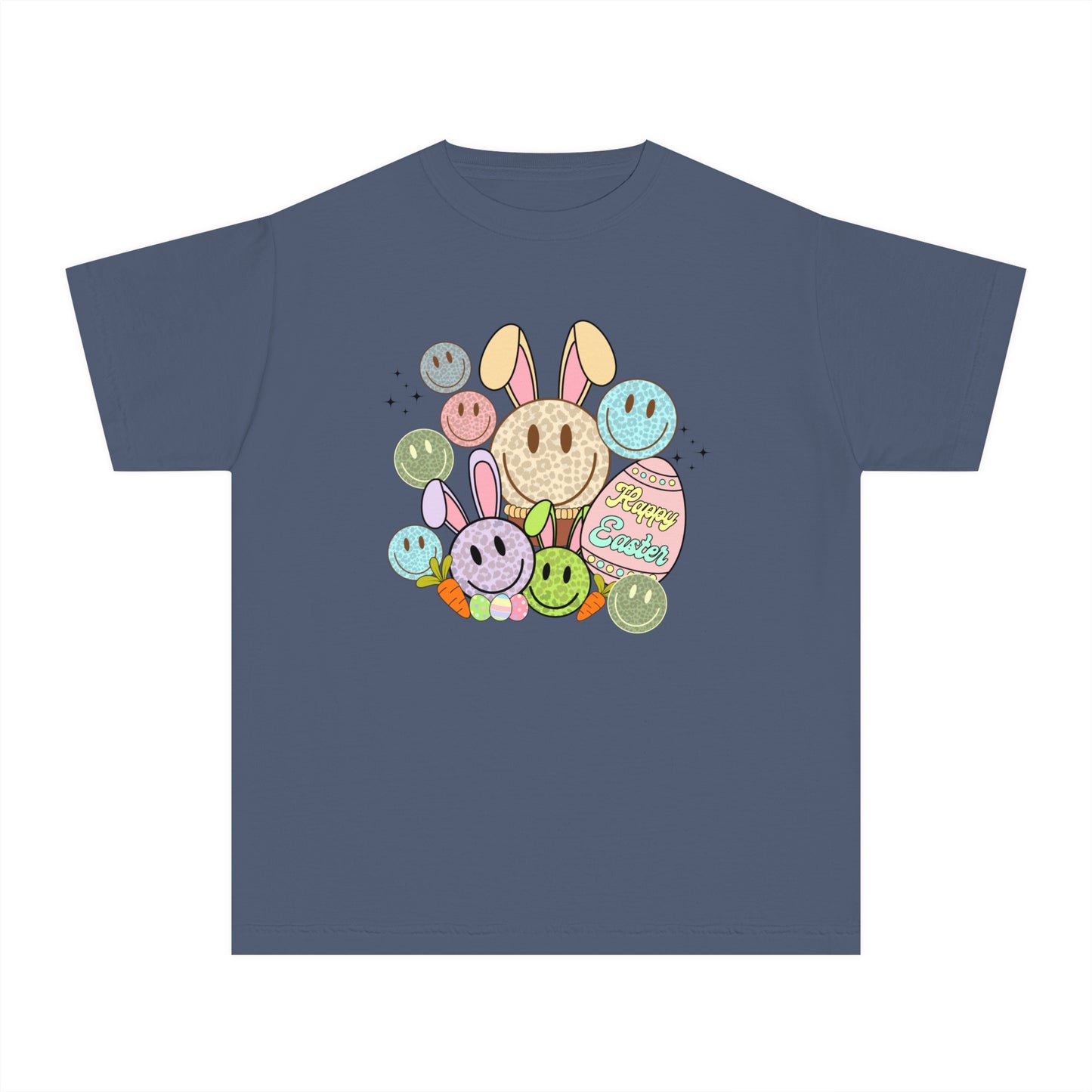 Funky Easter Youth Comfort Colors Tee