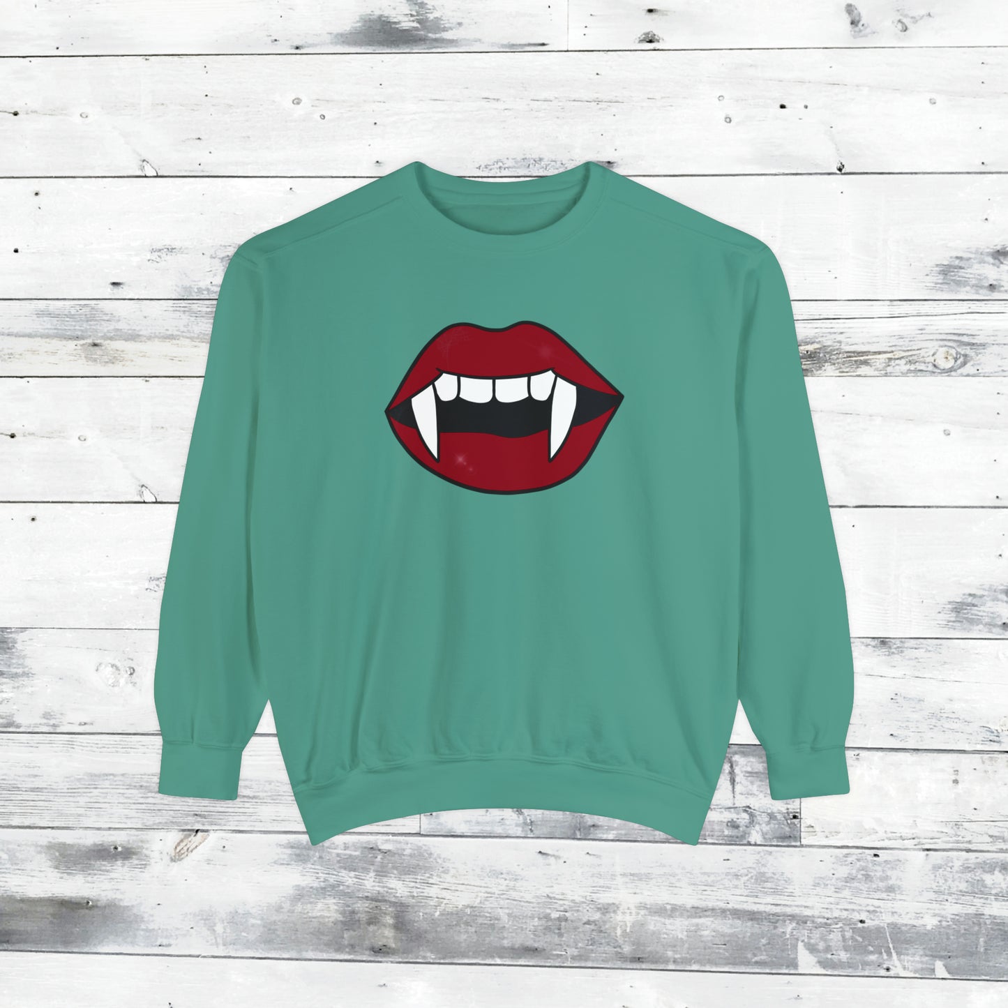 Vampire Fang Comfort Colors Sweater