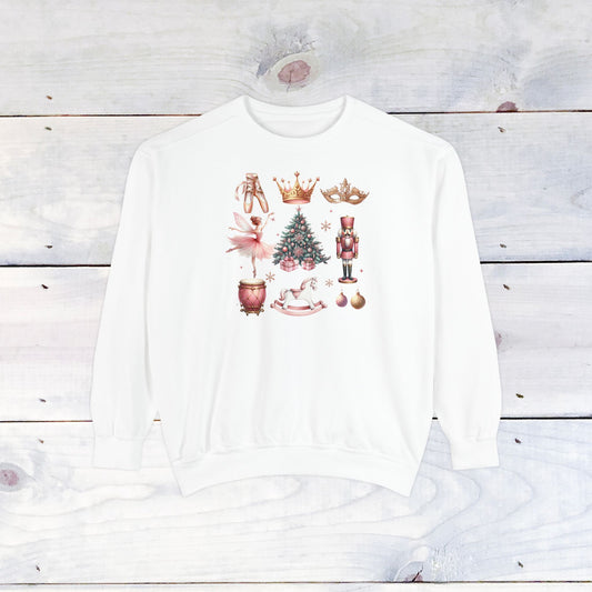 The Nutcracker Grid Comfort Colors Sweater