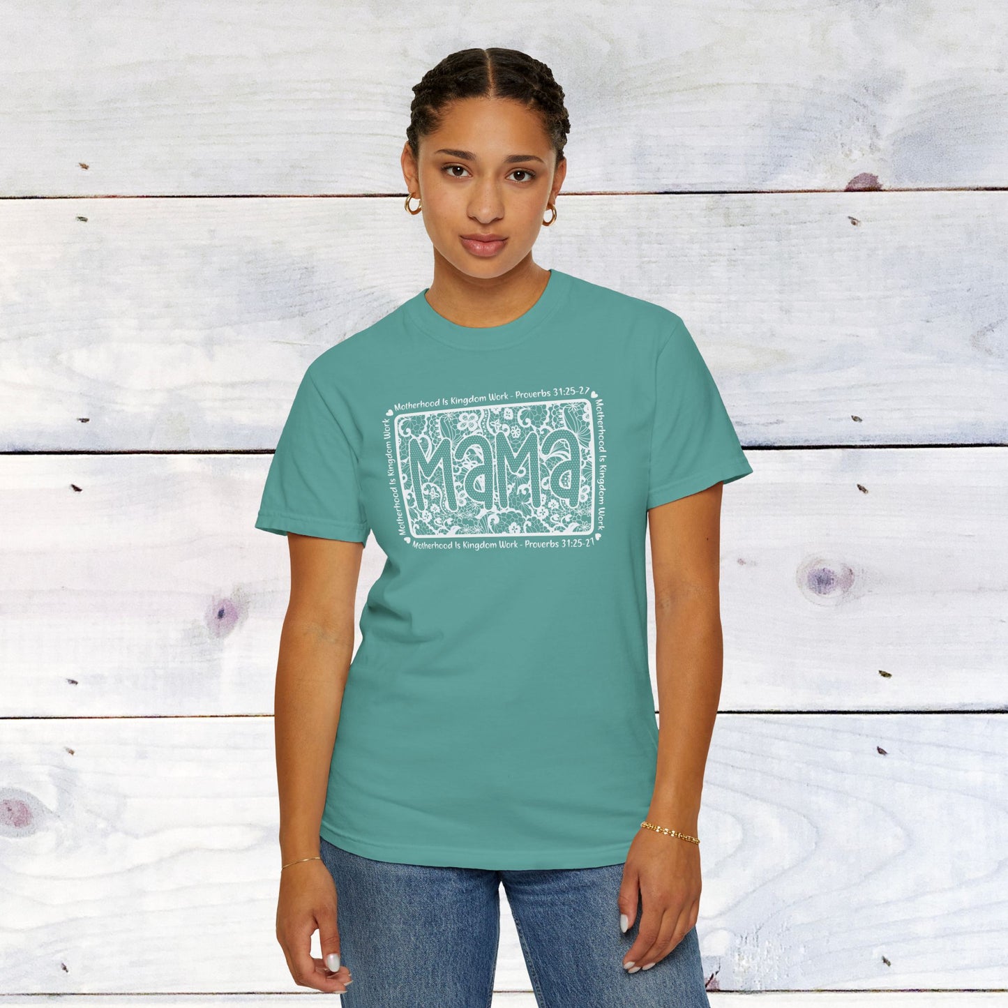 Mama Lace Comfort Colors Unisex Shirt