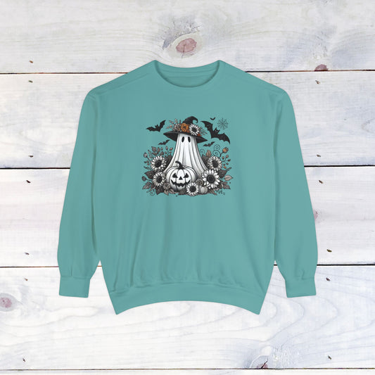 Groovy Ghost Comfort Colors Sweater