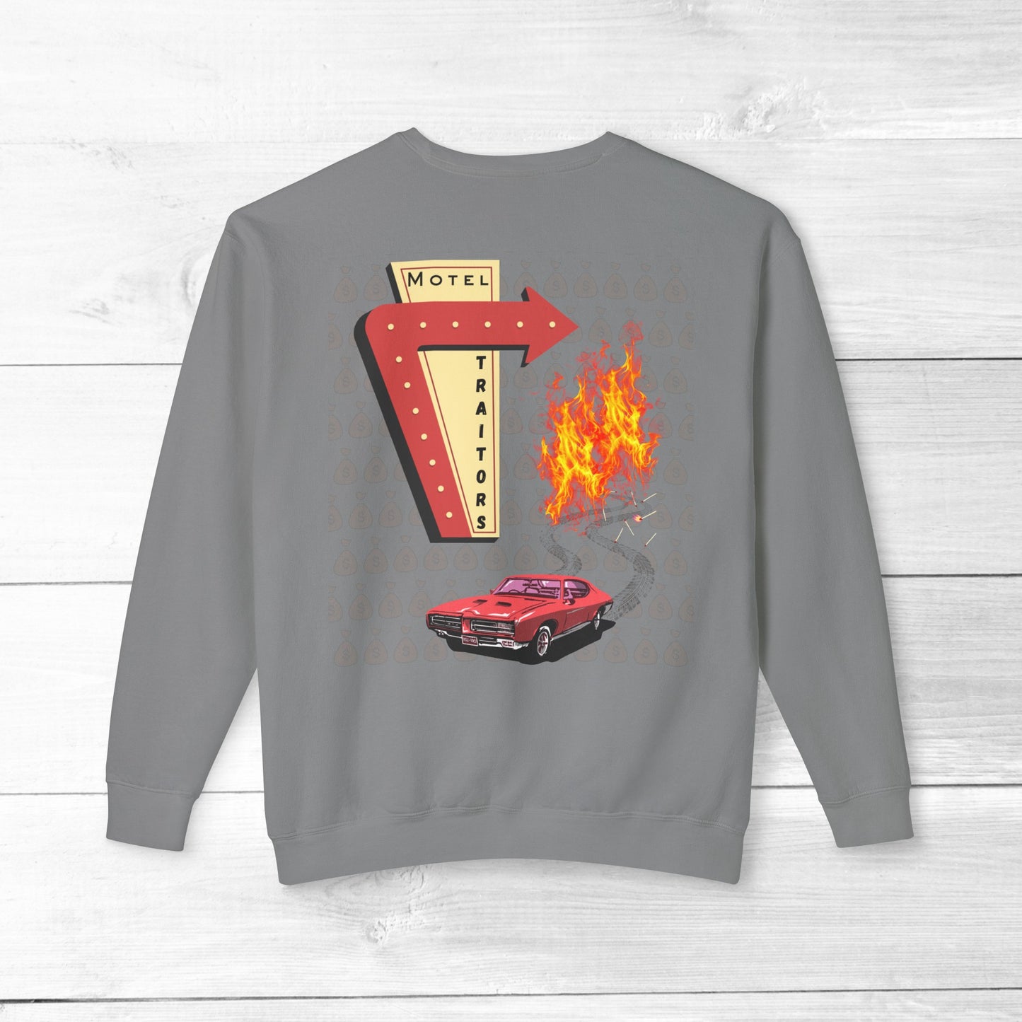 Motel Traitors, Getaway Car - Comfort Colors Sweater
