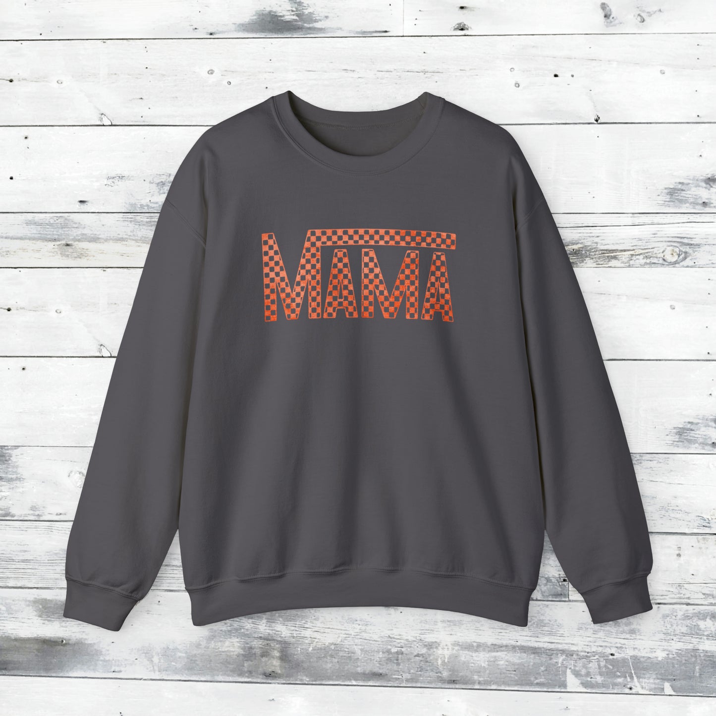 Orange Mama Checkered Sweater