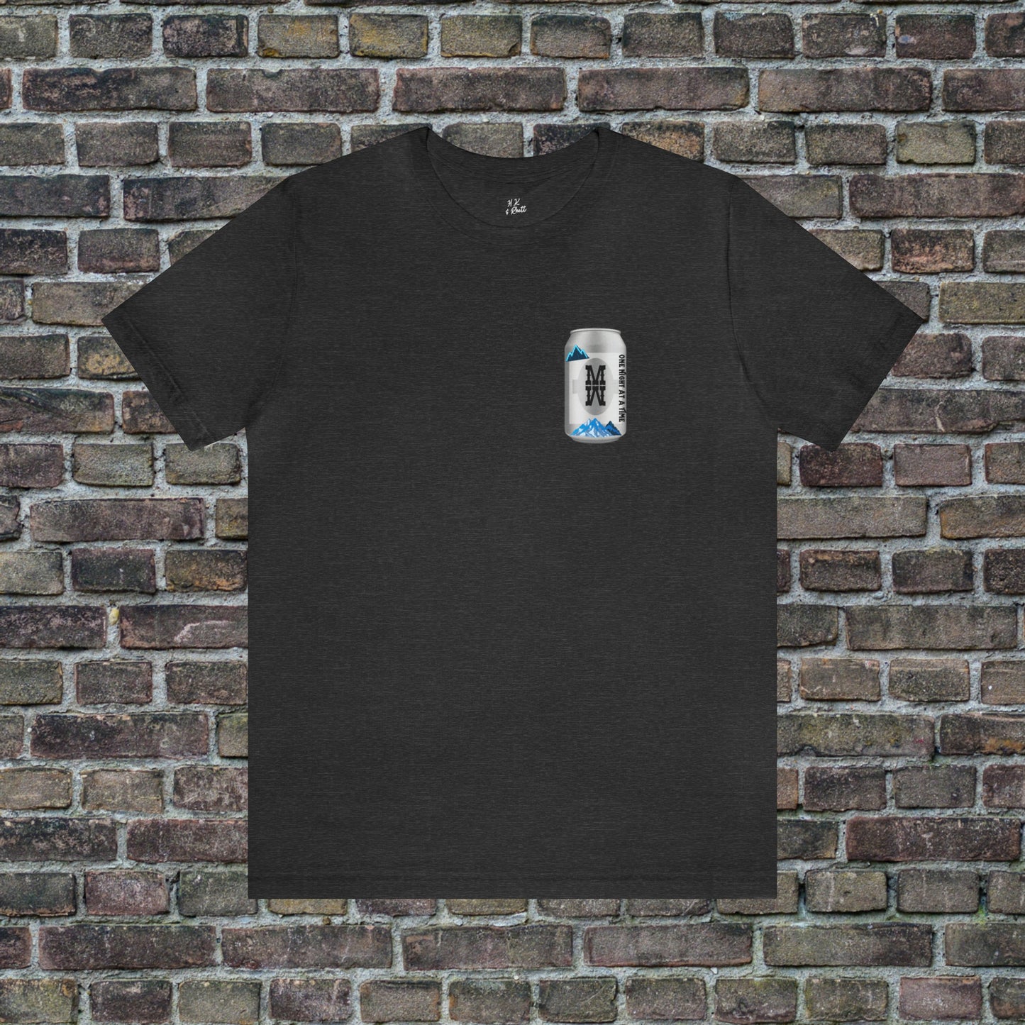 Wallen Tour Shirt - Beer Can Front, Country A$$ Sh*t Back  Unisex T-shirt, White Text