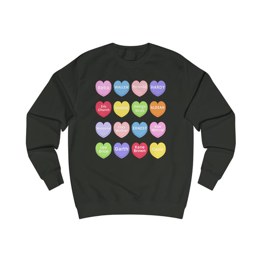 Country Conversation Hearts Sweater
