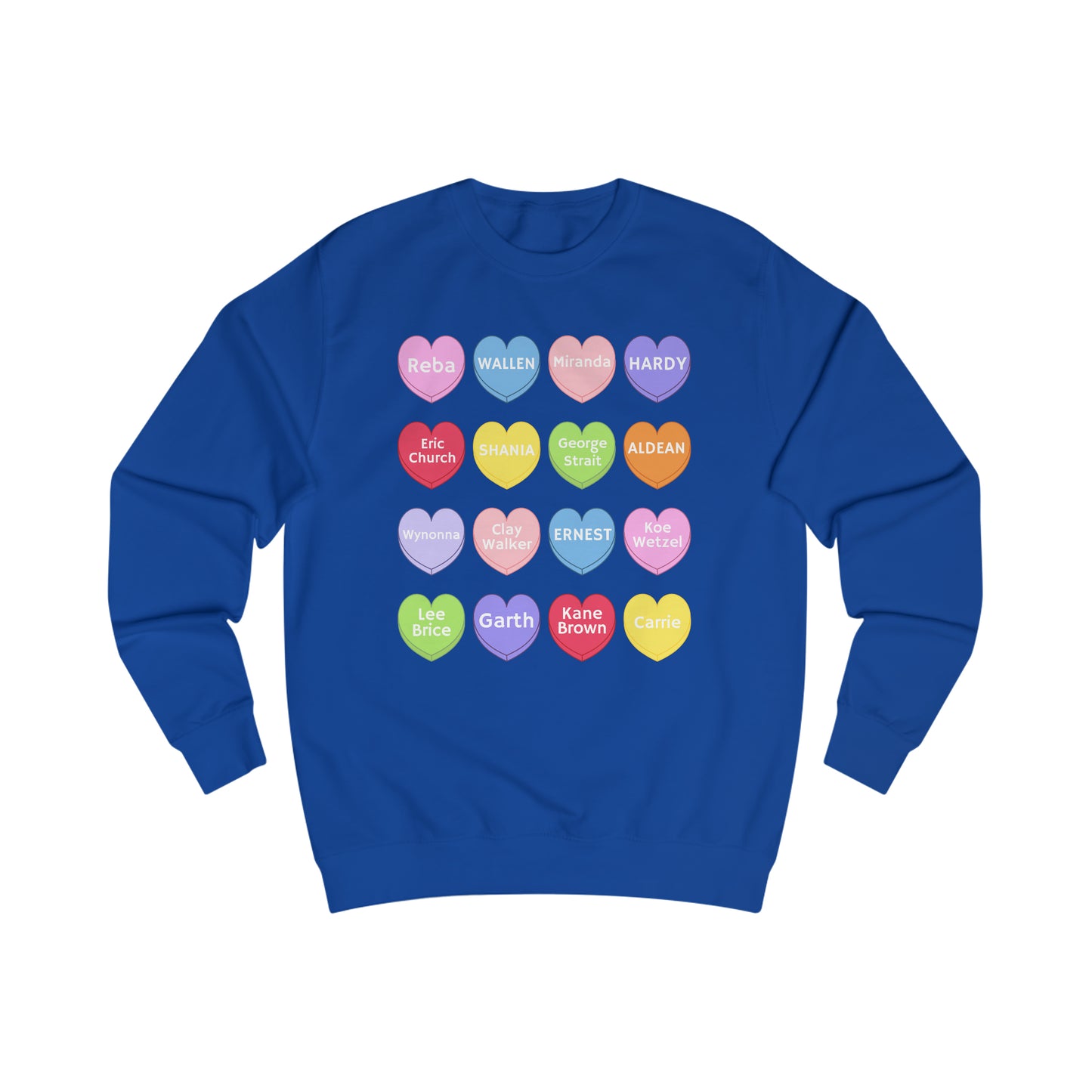 Country Conversation Hearts Sweater
