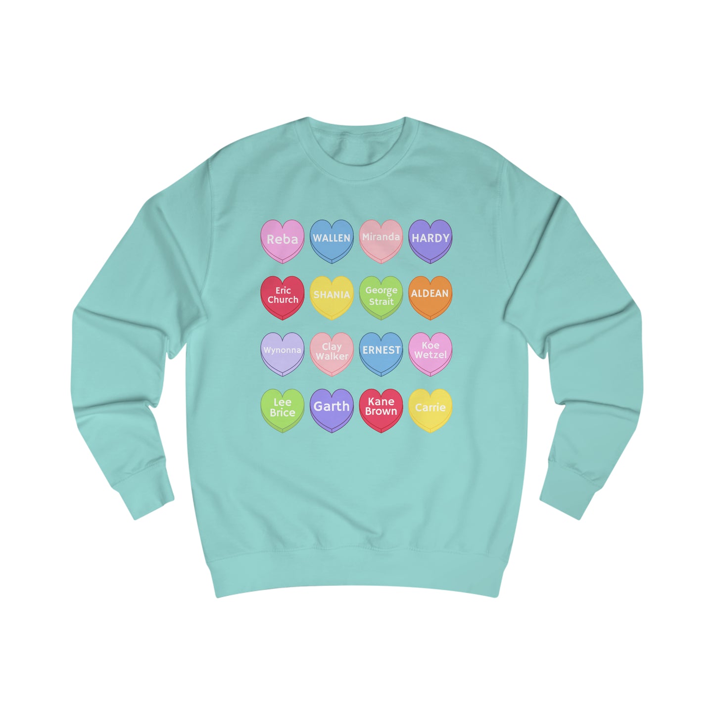Country Conversation Hearts Sweater