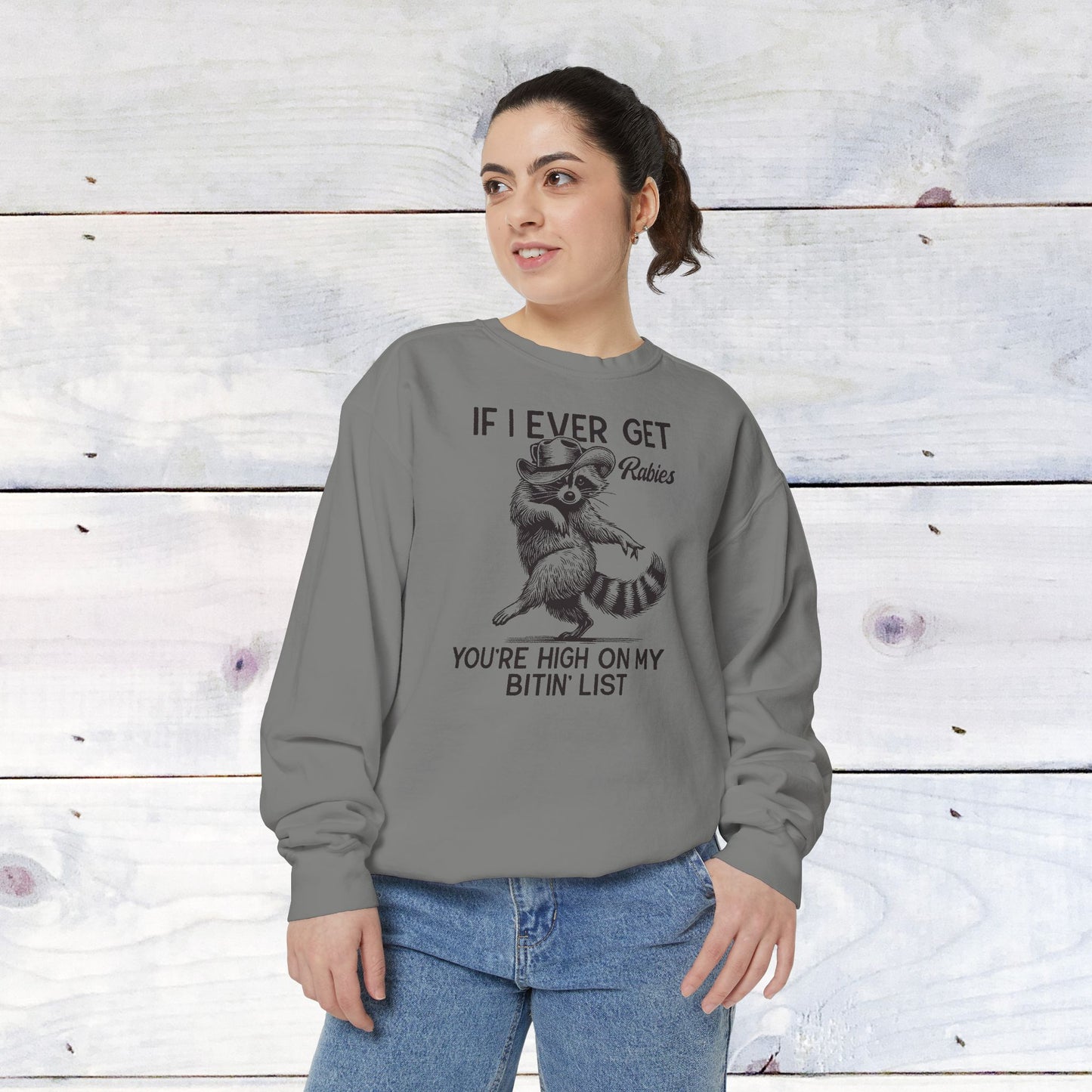 High on My Bitin' List Comfort Colors Sweater