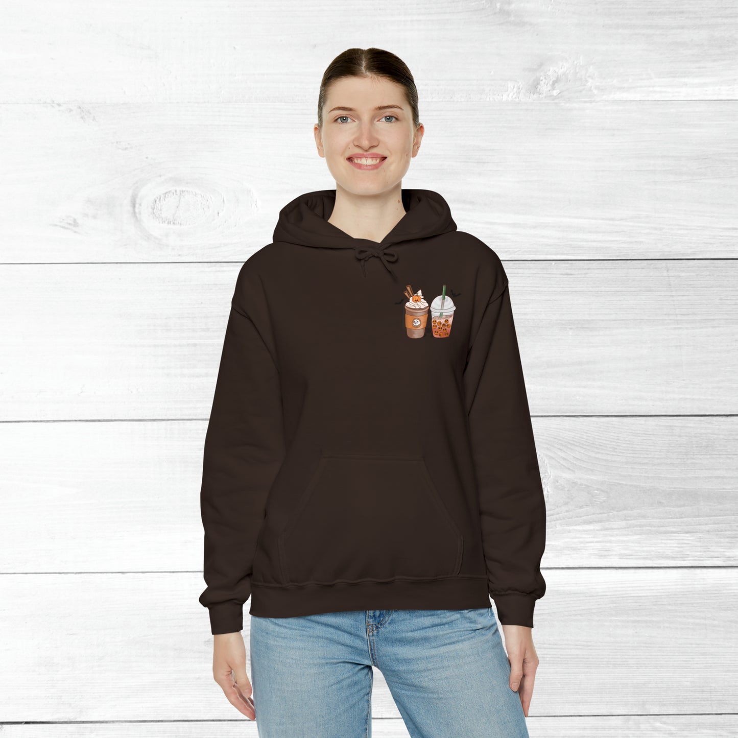 Halloween Coffee Hoodie - Hocus Pocus I need Coffee to Focus Back