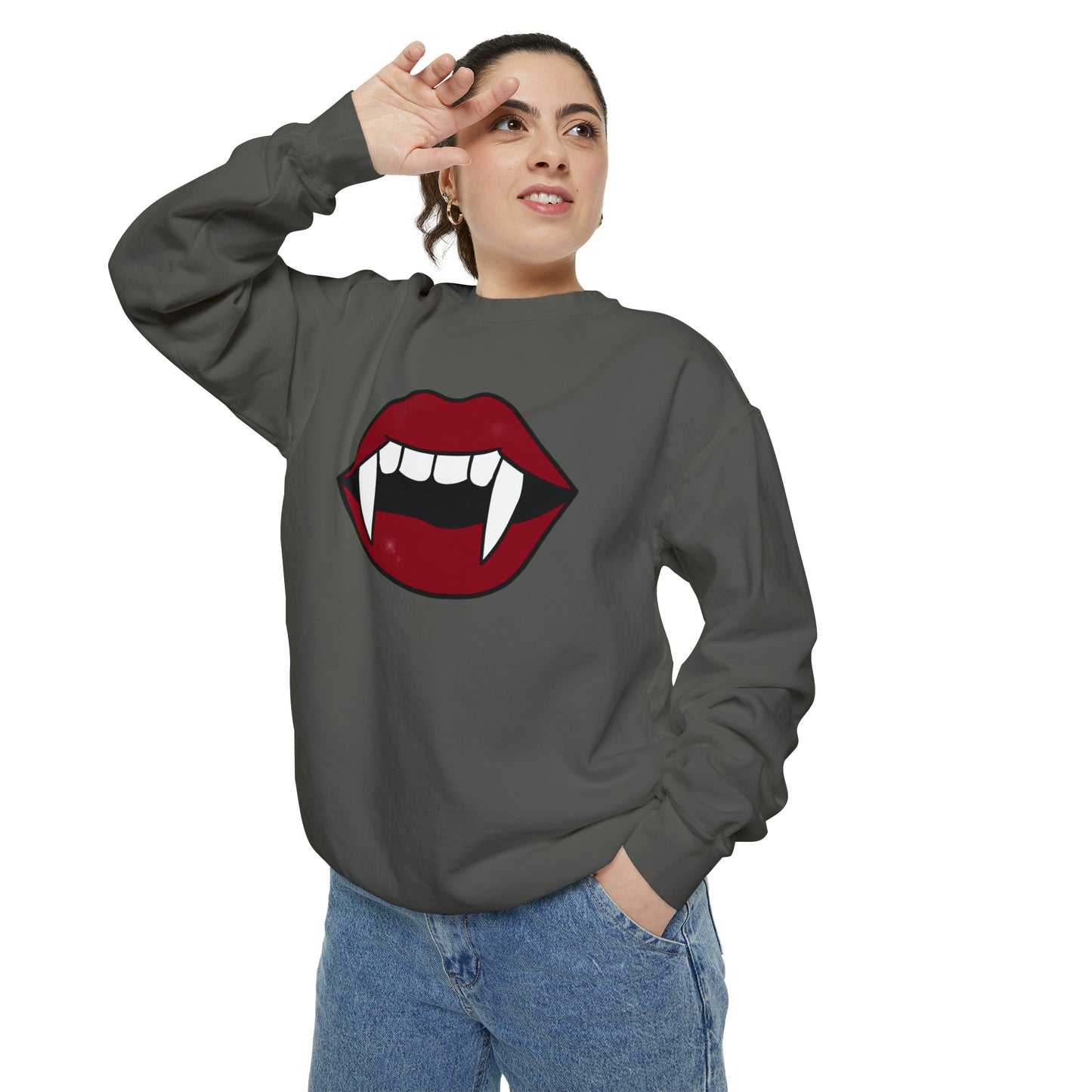 Vampire Fang Comfort Colors Sweater
