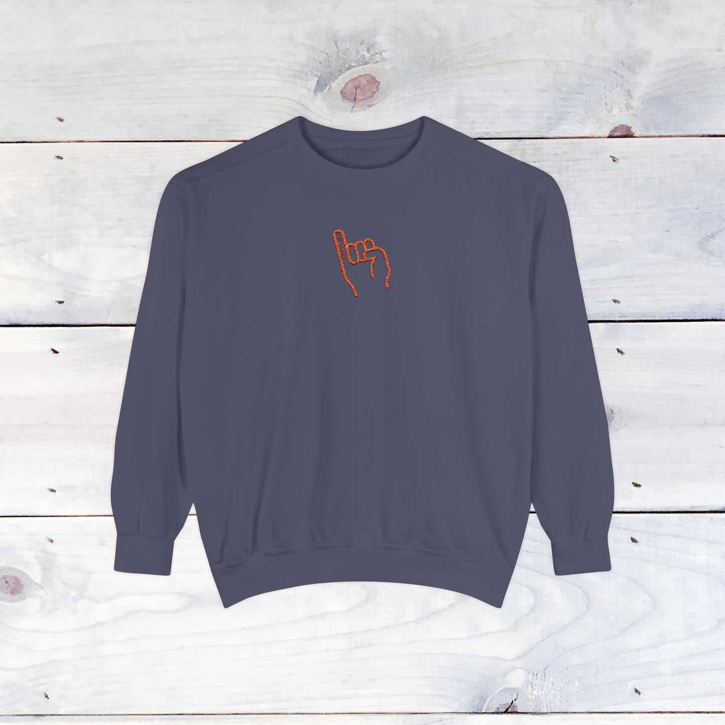JFND Stingers Up Embroidery Unisex Comfort Colors Sweater