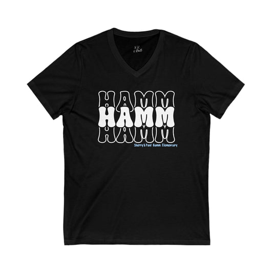 HAMM repeat Unisex V-Neck Tee