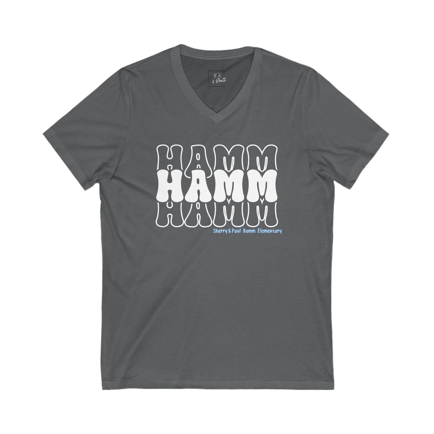 HAMM repeat Unisex V-Neck Tee