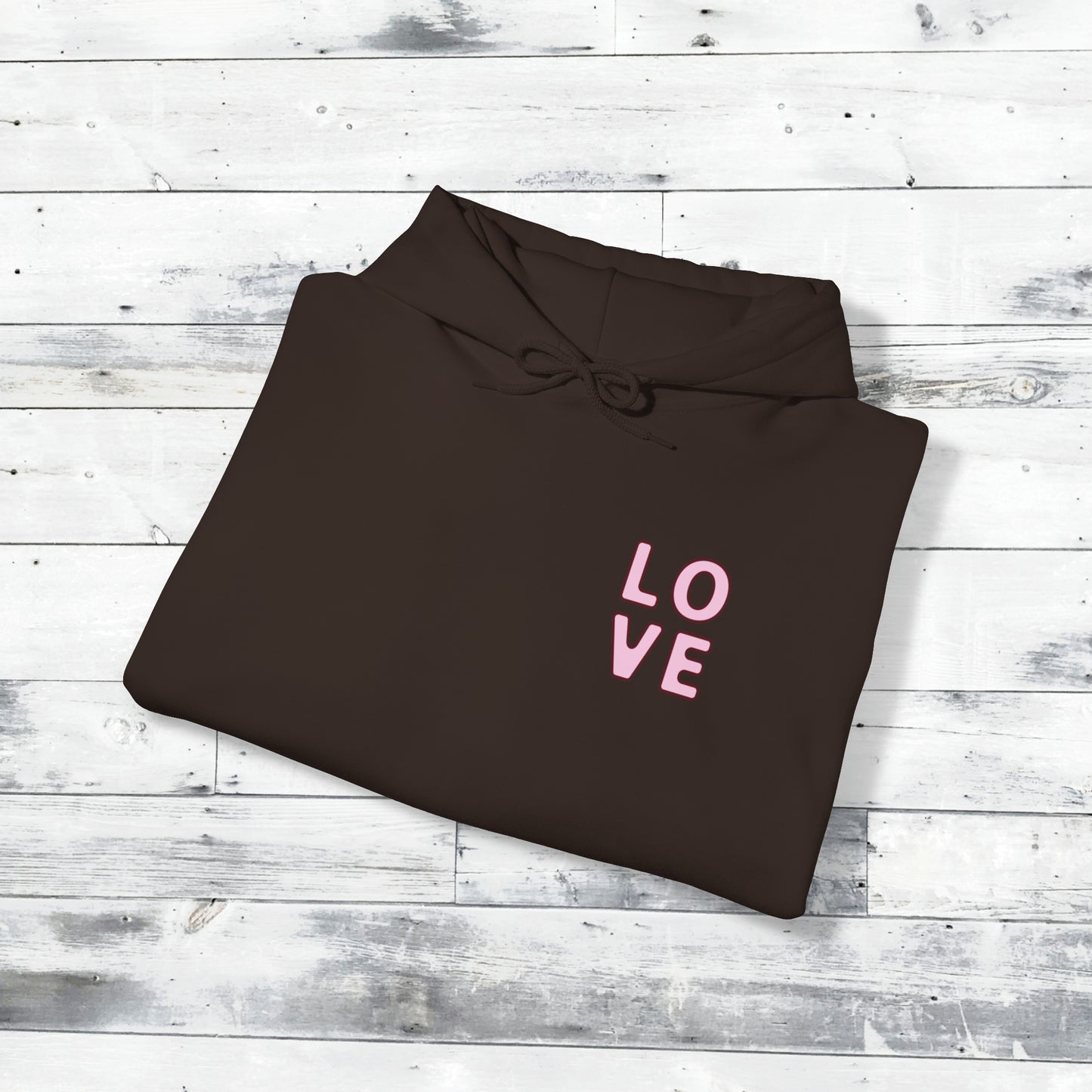 Valentines LOVE Hoodie - XOXO right cuff
