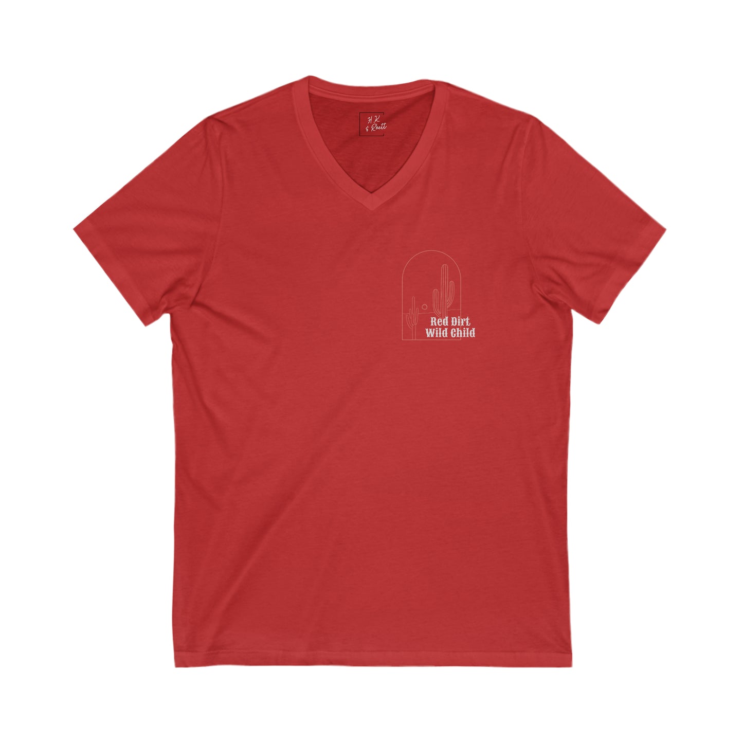 Red Dirt Wild Child V Neck