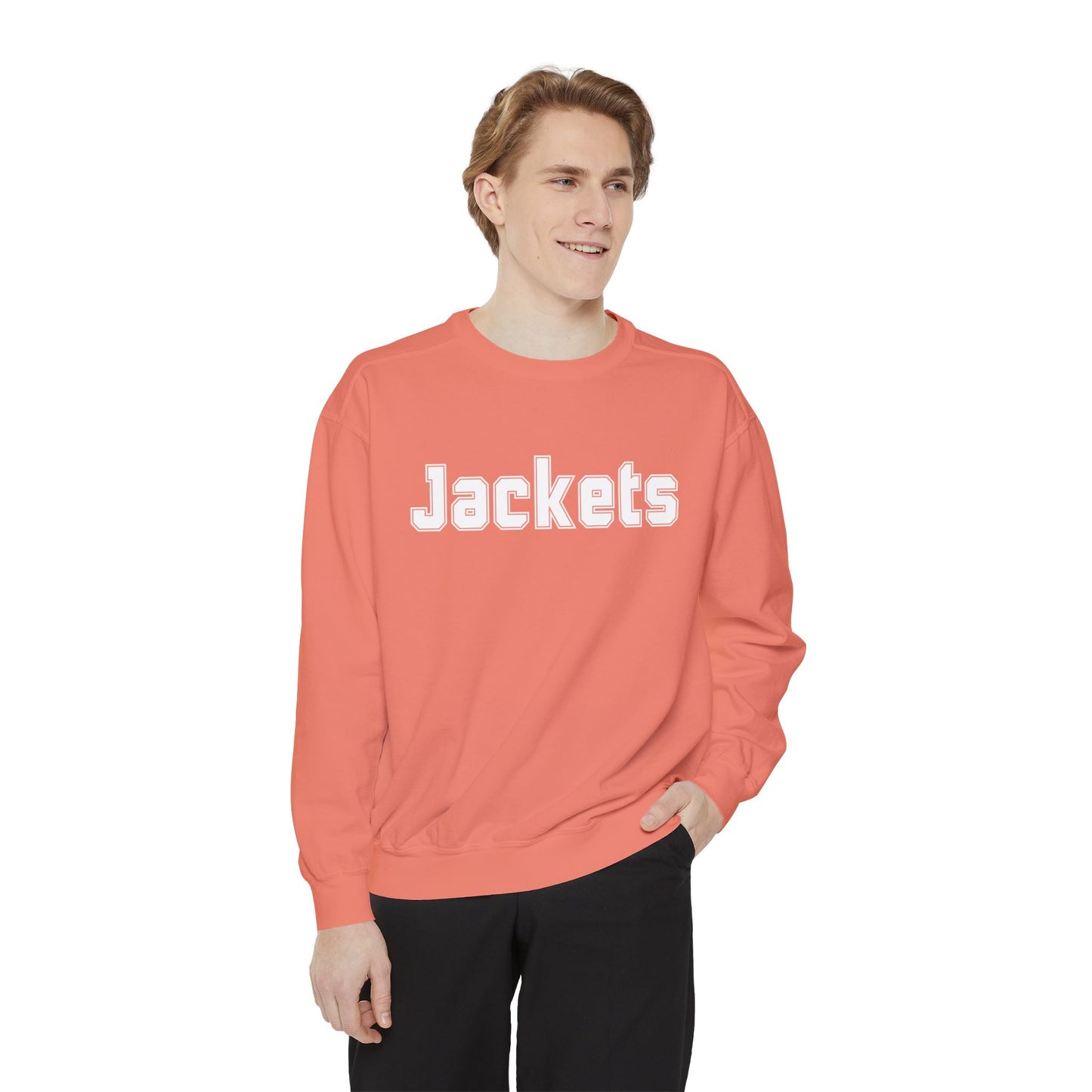 Jackets Varsity White Unisex Garment-Dyed Sweatshirt