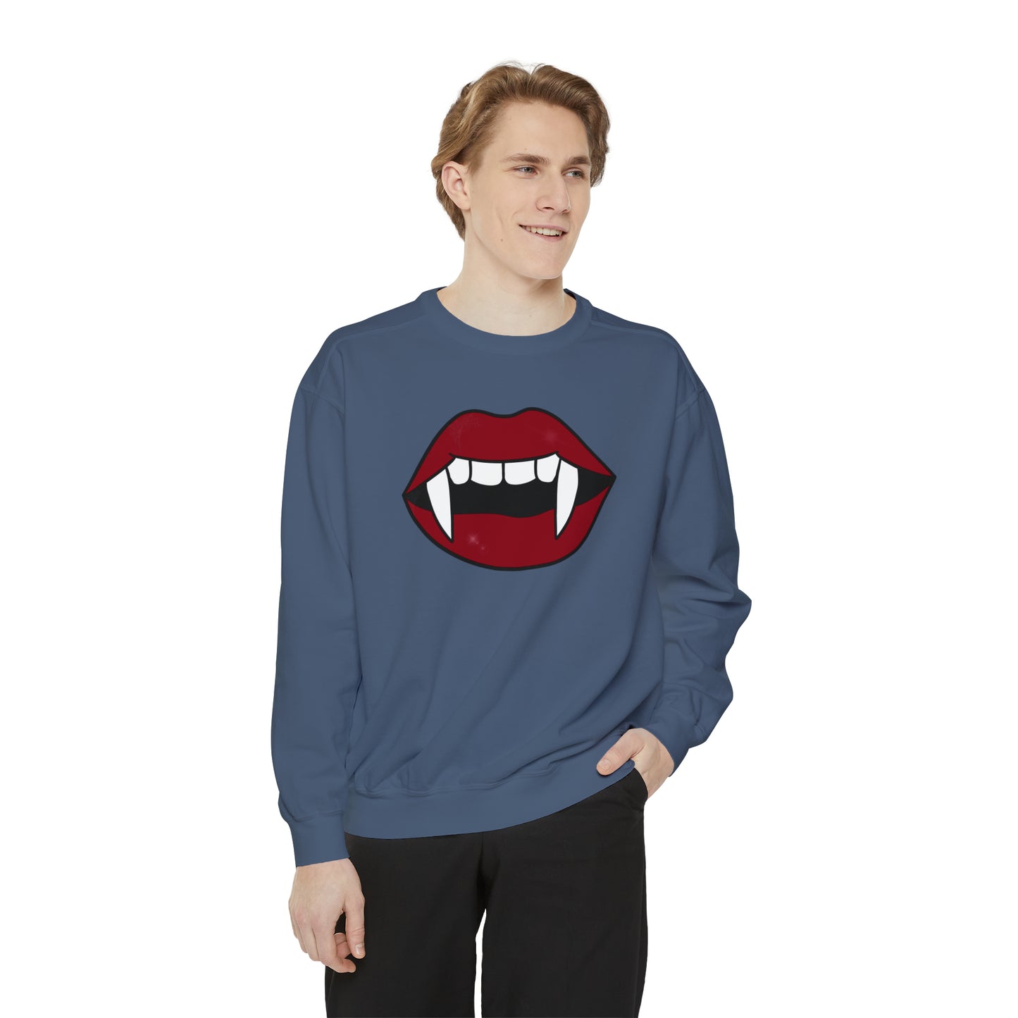 Vampire Fang Comfort Colors Sweater