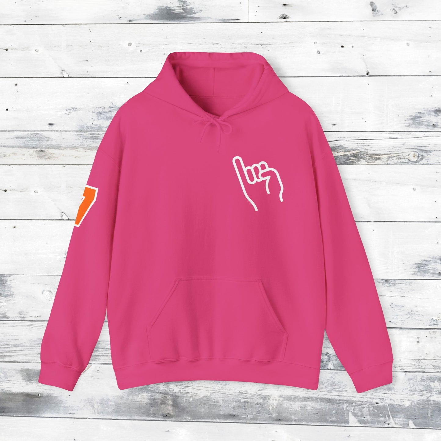Custom Number Sleeve Jackets Stinger Hoodie Front - Old School R back