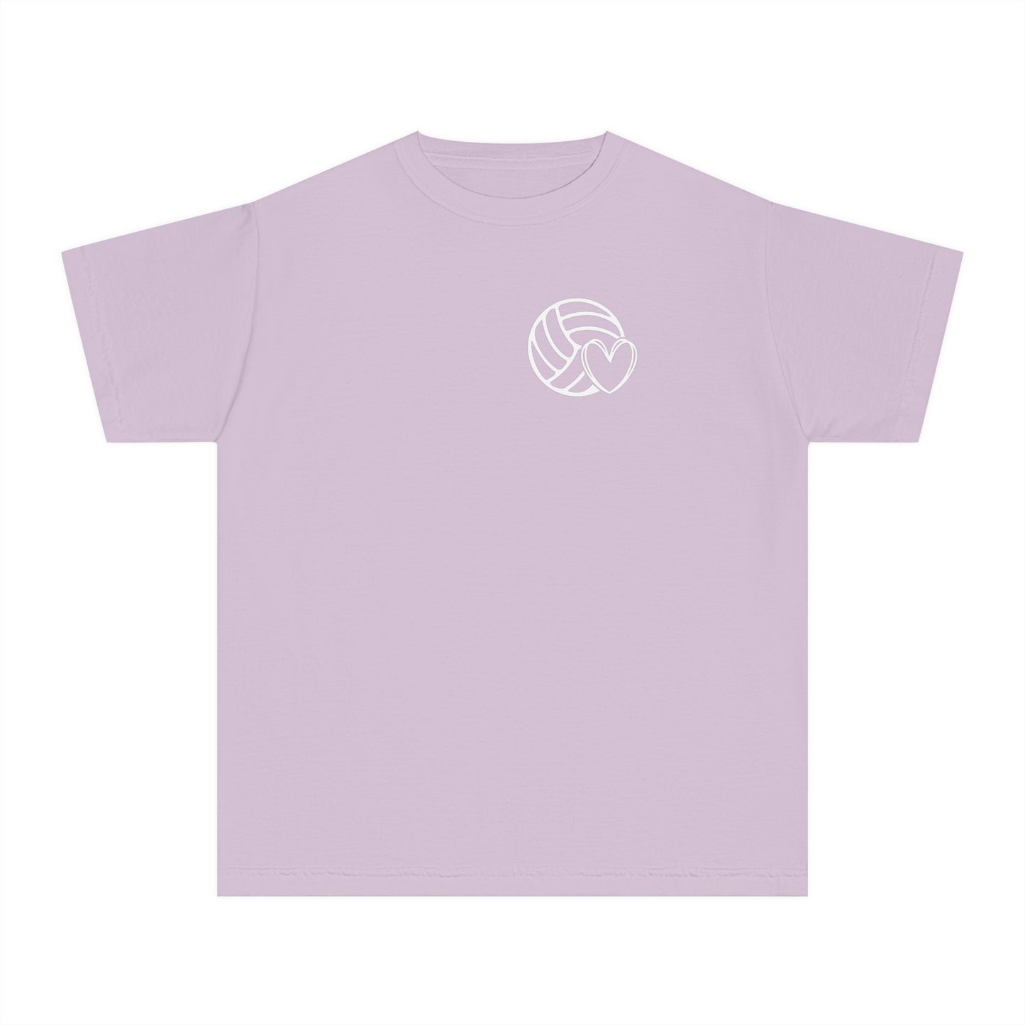 Fun Youth Volleyball Comfort Colors Tee
