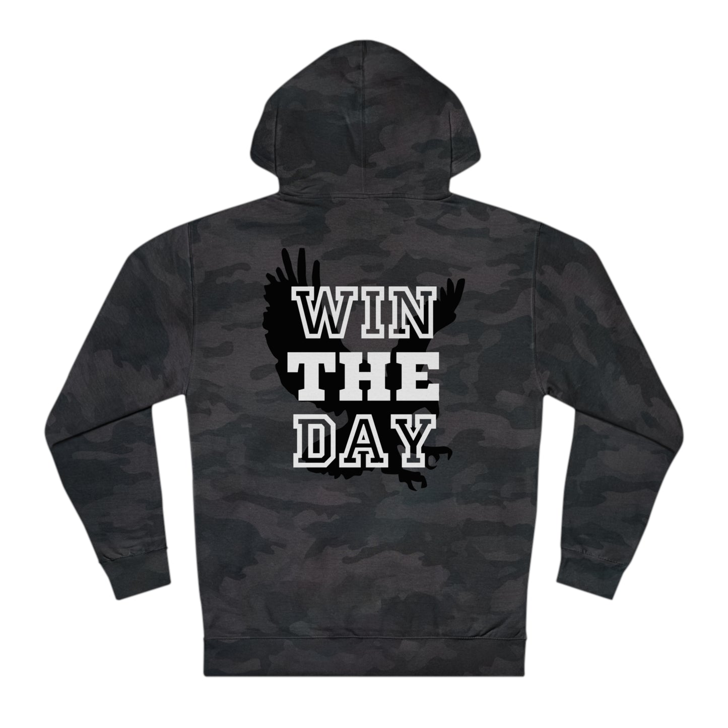 Heath Hawks , Win the Day Back Hoodie