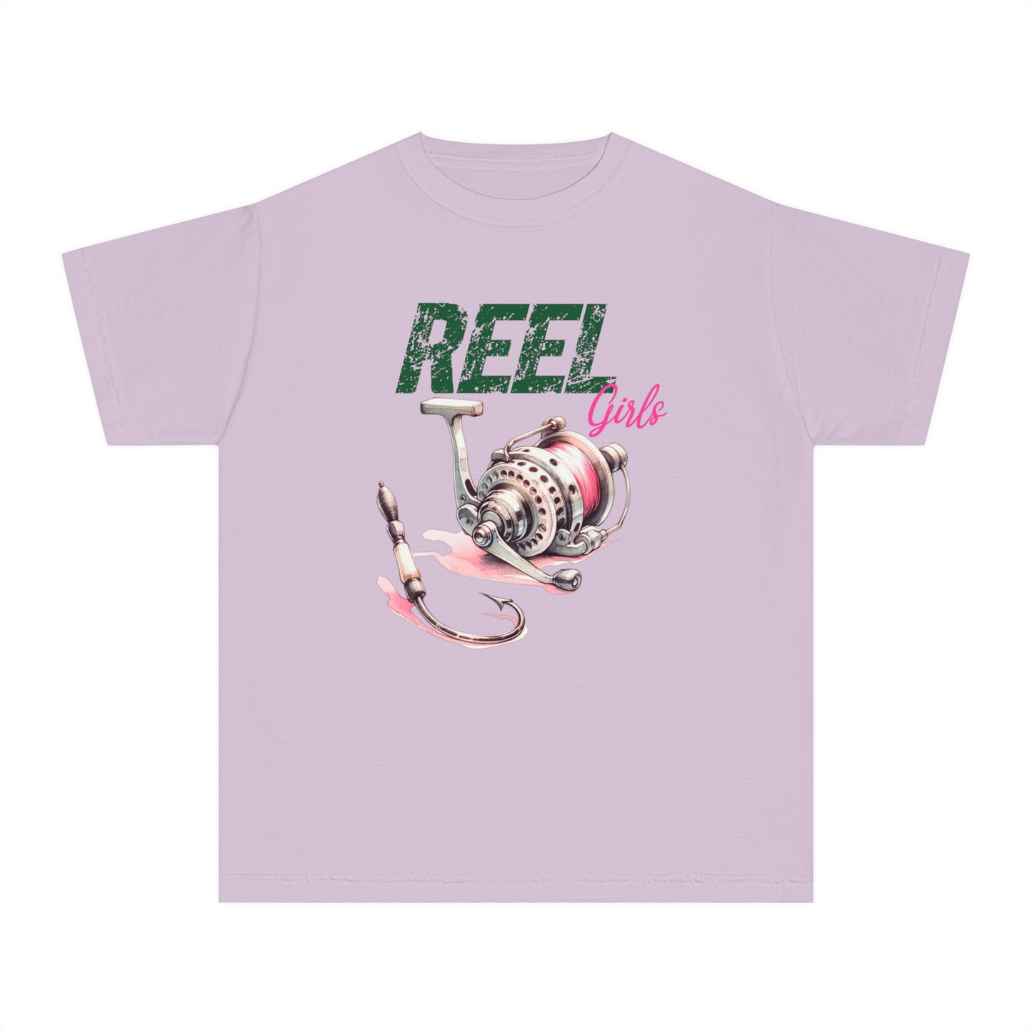 REEL Girls Youth Comfort Colors Tee