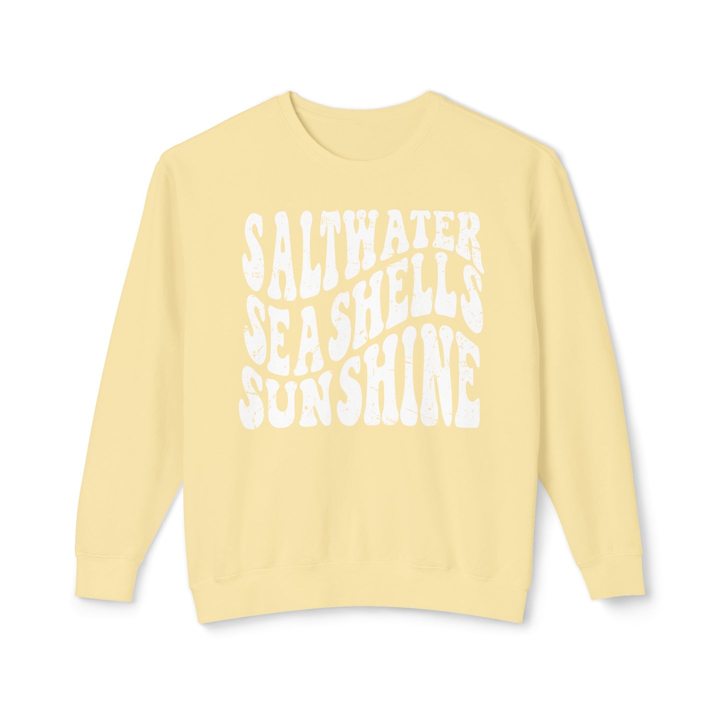 Sunshine, Seashells, Saltwater Comfort Colors Sweater