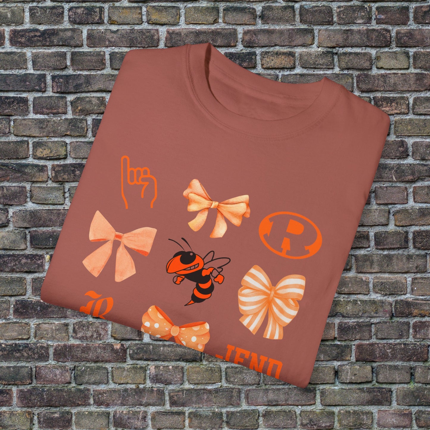 Rockwal Yellowjacket Bow Comfort Colors T