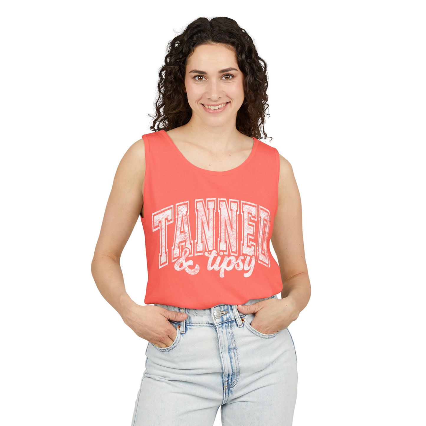 Tanned & Tipsy Comfort Colors Tank
