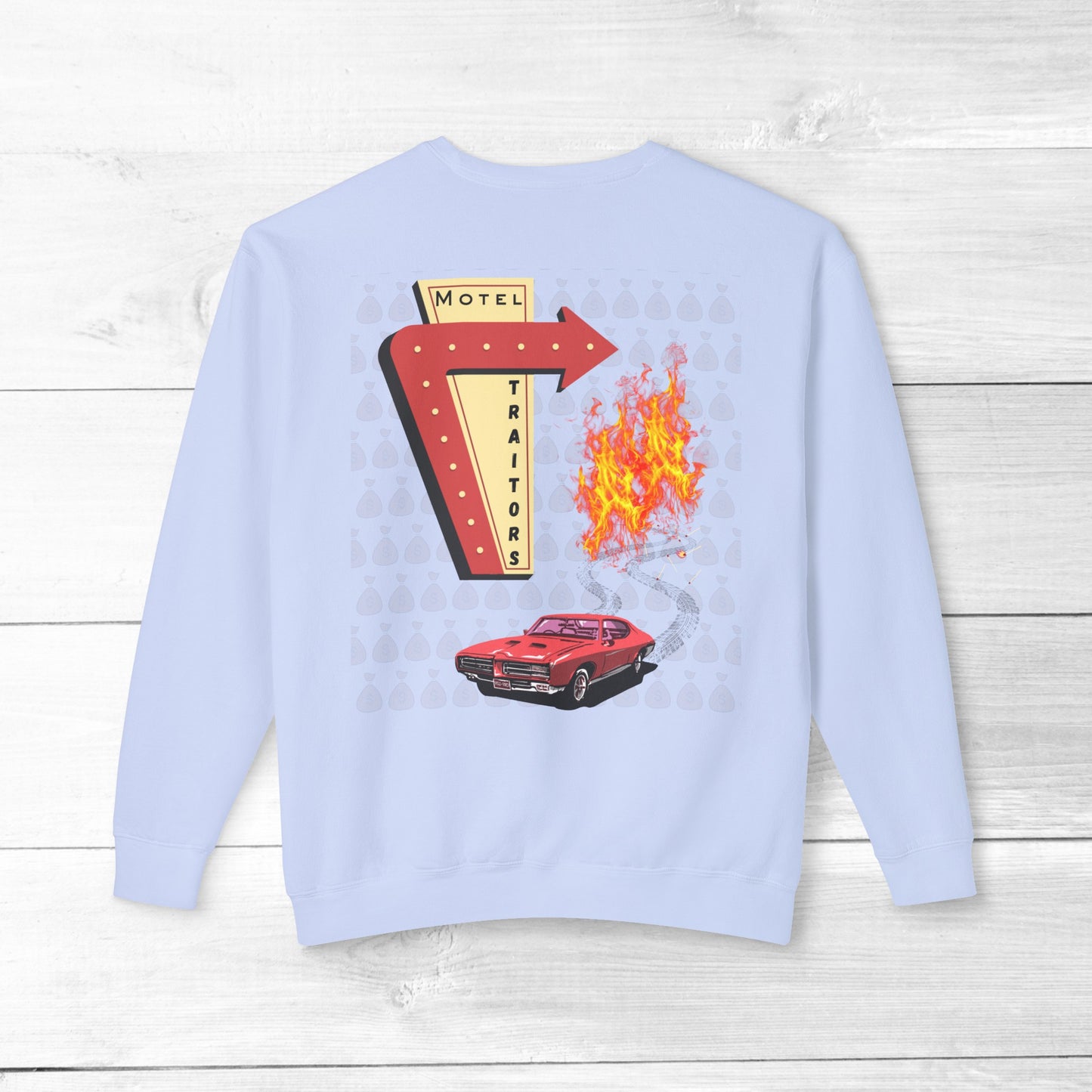 Motel Traitors, Getaway Car - Comfort Colors Sweater