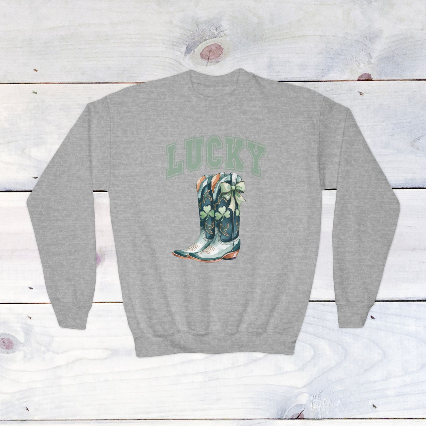Lucky Boots Youth Crewneck Sweatshirt