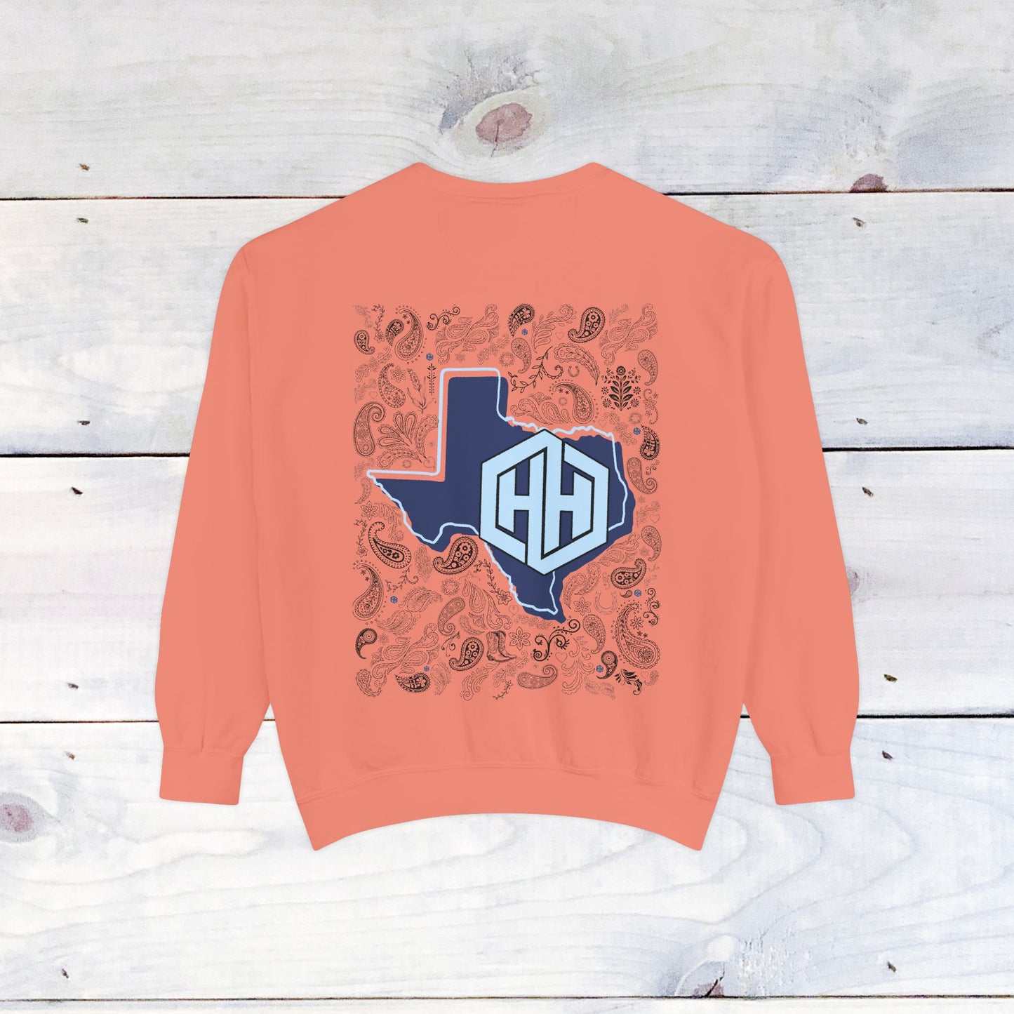 SPHE Deep in the Heart Back Comfort Colors Sweater