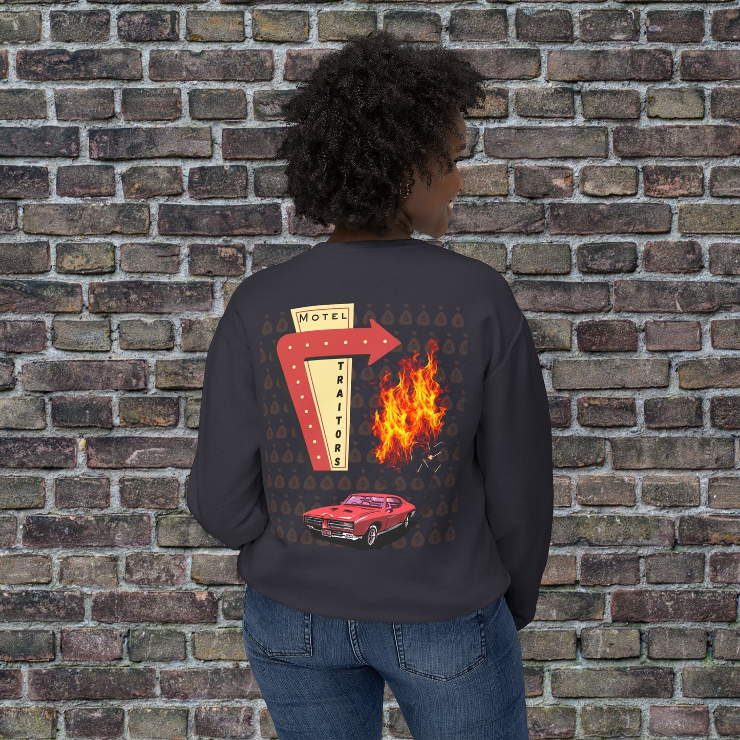 Motel Traitors, Getaway Car - Comfort Colors Sweater