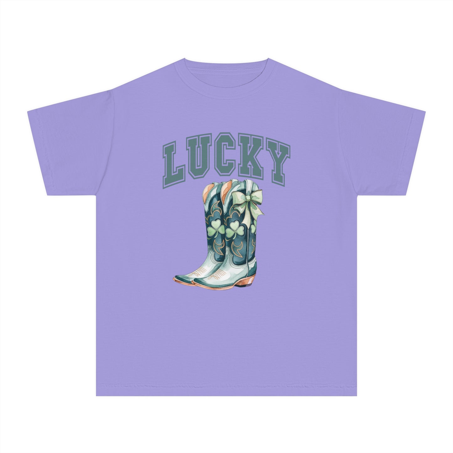 Lucky Girl Youth Comfort Colors Tee