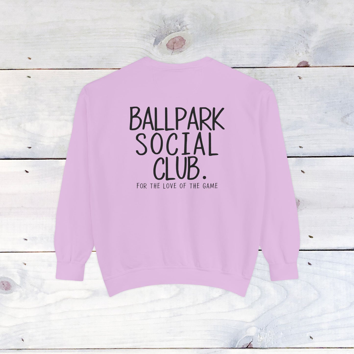 Ballpark Social Club Comfort Color Sweatshirt Black
