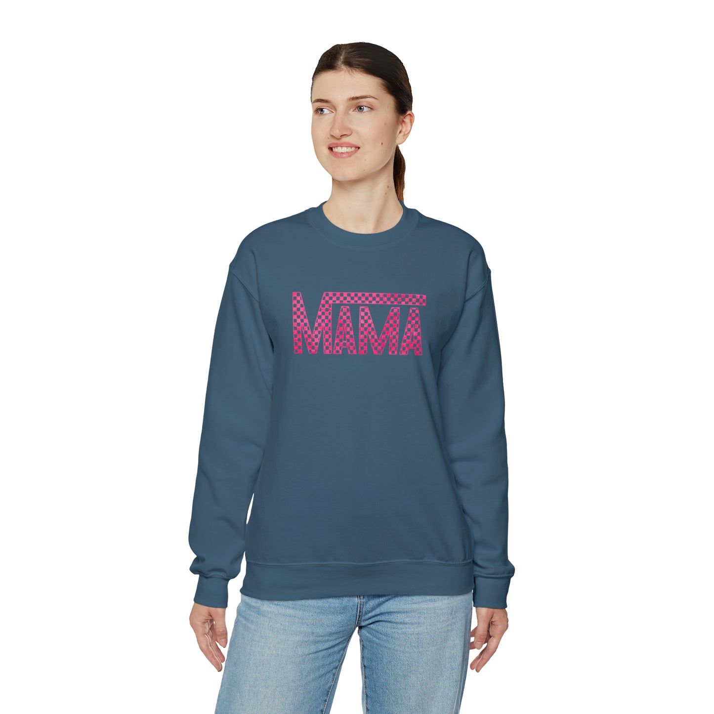 Pink Mama Checkered Sweater