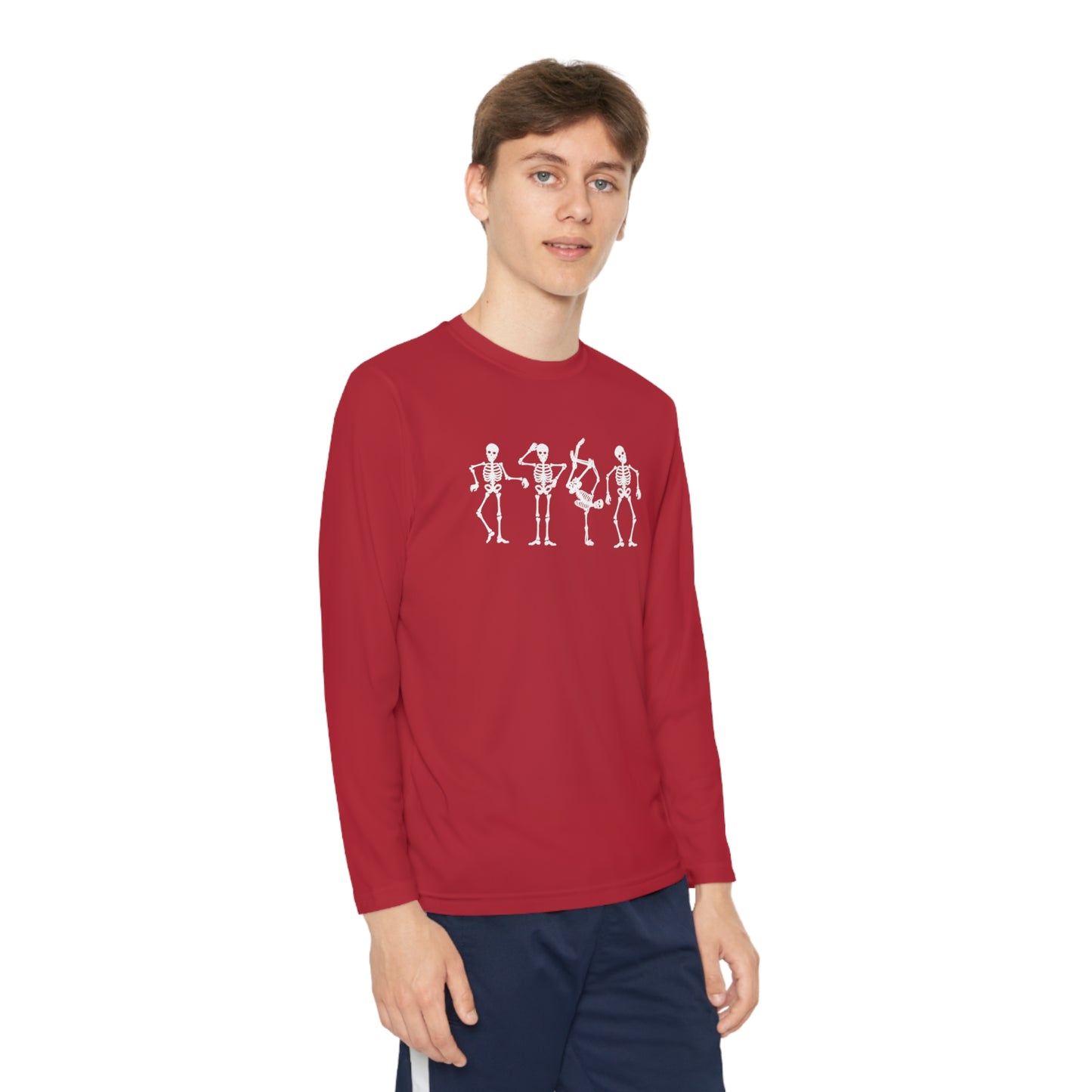 Youth Dancing Skelly Long Sleeve T-Shirt
