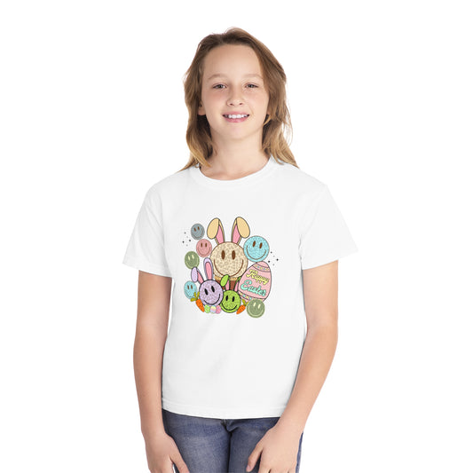 Funky Easter Youth Comfort Colors Tee