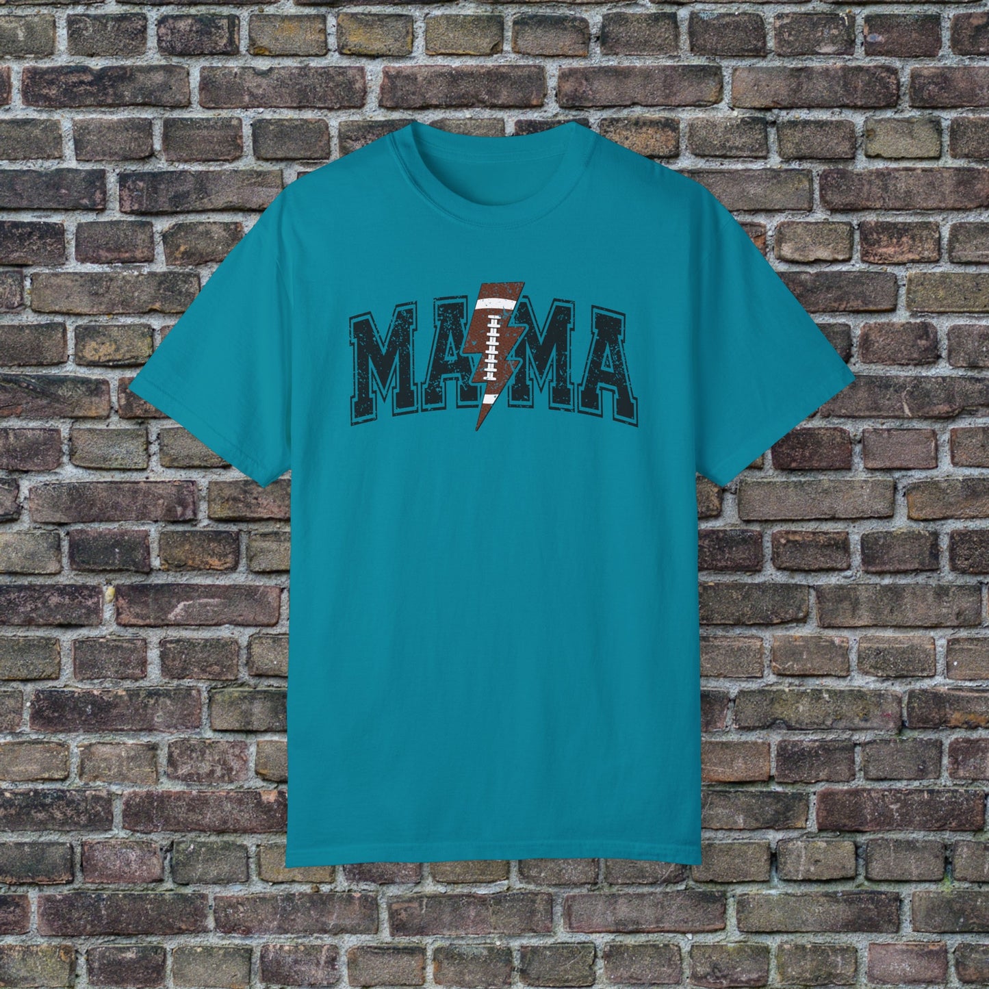 Football Mama Bolt Comfort Colors T