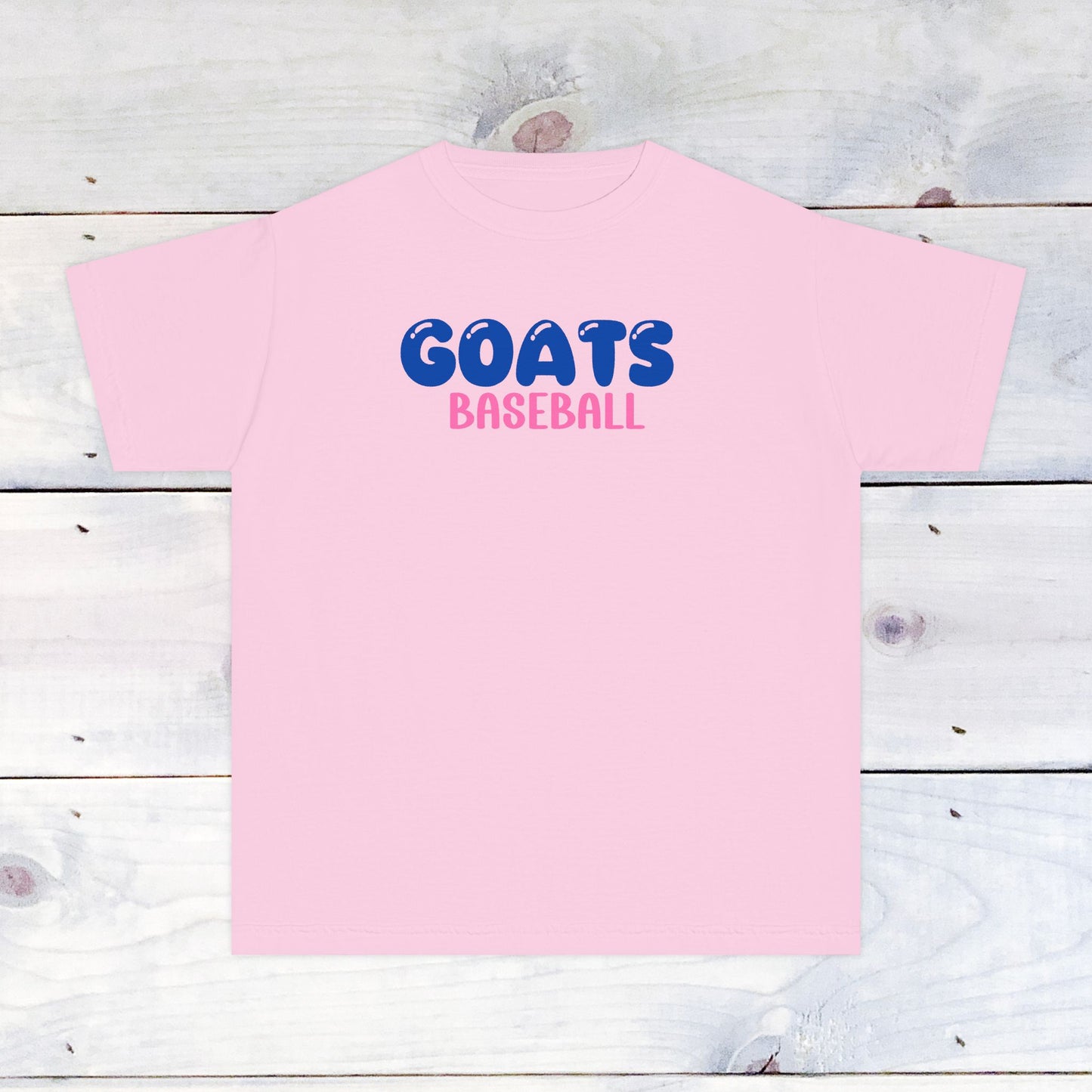Youth "GOATS Baseball" Tee -Comfort Colors