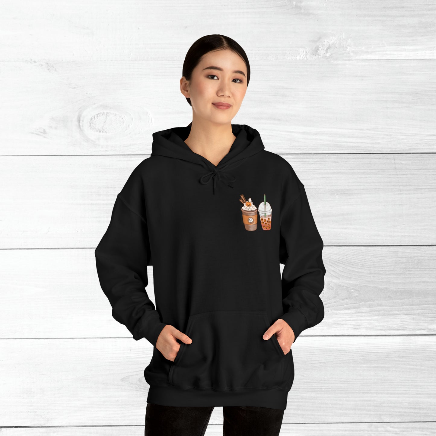 Halloween Coffee Hoodie - Hocus Pocus I need Coffee to Focus Back